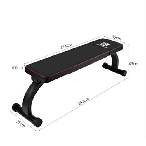 Baibao Banca con Mancuernas Bird Profesional Bench Press de banca Inicio de Fitness Silla Equipo Pecho Masculino Muscular del músculo Abdominal Formación Barra Silla Fitness Gym (Size : 140x35x43cm)