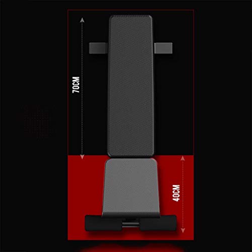 Baibao Multifuncional Junta supino Plegable de Fitness con Mancuernas Banco de Cuero de la PU de 6 velocidades de Ajuste de Altura Equipo de la Aptitud