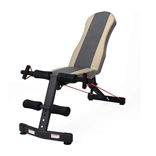 Baibao Sit-up Junta multifunción Ajustable Banco Plegable de Fitness con Mancuernas Junta supino Combinación Interior Bench Press Junta Abdomen, Suave y cómodo de Carga de 300 kg