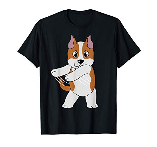 Baile Flossing American Staffordshire Terrier Perro Camiseta