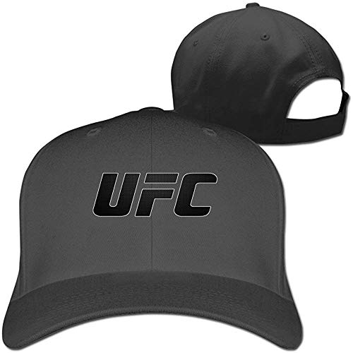 BallainB UFC Black Geo Flat-Along Baseball Hat Dad Black