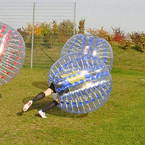 Ballylelly Deporte al Aire Libre Golpeador Humano Bumper Inflable Burbuja de fútbol Zorb Ball para Adultos Colisión Traje de Cuerpo Correr Deporte Juego Familiar