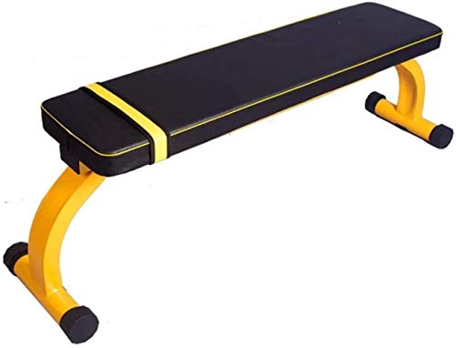 Bancos de heces plegable prensa de banco de heces plana banco de fitness Silla Comercial Gimnasio Equipo Deportes Barra de heces (Color: Negro, tamaño: 140 * 35 * 43 cm), Tamaño: 140 * 35 * 43 cm, Col