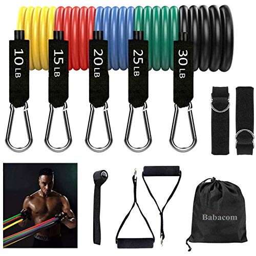 Banda Resistencia Banda Deportiva de Látex 100LBS, Adecuado para Fitness, Fuerza, Pérdida de Peso, Yoga, Equipo de Fitness para El Hogar