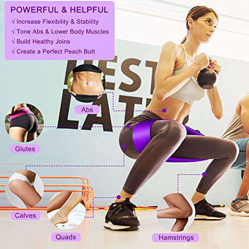 Bandas Elasticas Fitness 3 Piezas Resistencia Bandas de Ejercicios para Yoga, Pilates, Crossfit, Estiramientos, Fisioterapia, Entrenamiento de fuerza, Mujer y Hombre