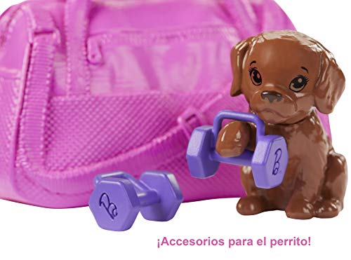 Barbie Bienesta, muñeca con ropa deportiva y accesorios, regalo para niñas y niños 3-9 años (Mattel GJG57) , color/modelo surtido