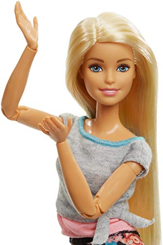 Barbie - Muñeca Fashionista movimiento sin límite , rubia - (Mattel FTG81)