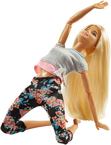 Barbie - Muñeca Fashionista movimiento sin límite , rubia - (Mattel FTG81)