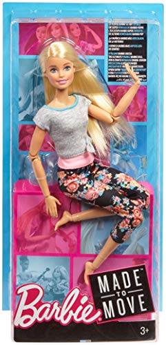 Barbie - Muñeca Fashionista movimiento sin límite , rubia - (Mattel FTG81)