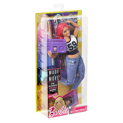 Barbie Quiero Ser bailarina, muñeca con accesorios (Mattel FJB19)