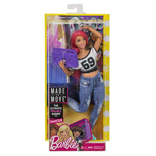 Barbie Quiero Ser bailarina, muñeca con accesorios (Mattel FJB19)