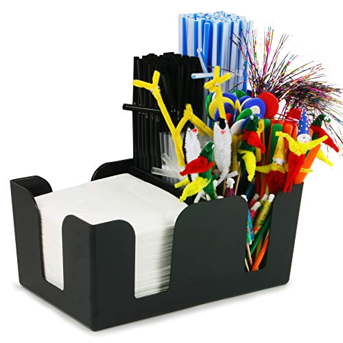 Bar@drinkstuff - Organizador de Bar, Color Negro, 25,6 x 16,2 x 11,4 cm