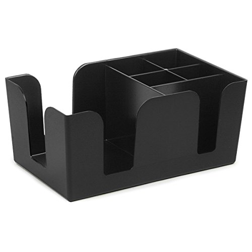 Bar@drinkstuff - Organizador de Bar, Color Negro, 25,6 x 16,2 x 11,4 cm