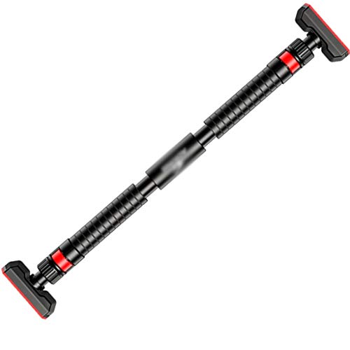 Barra De Entrenamiento para La Parte Superior del Cuerpo con Bloqueo De Ancho Ajustable,Barra para Dominadas,Capacidad De Carga Resistente De hasta 250 Kg (Color : Black, Size : 85-115cm)
