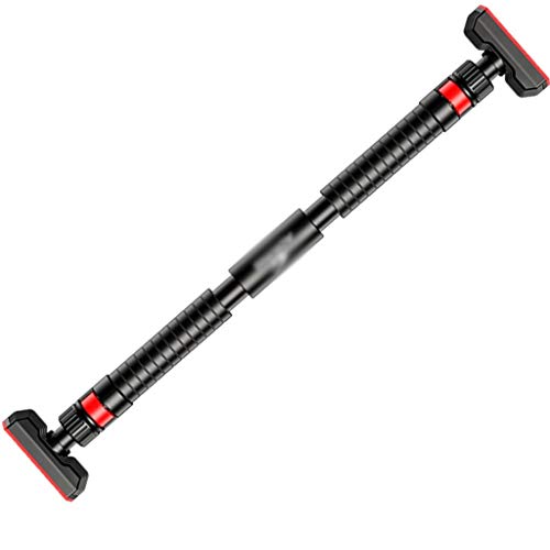 Barra De Entrenamiento para La Parte Superior del Cuerpo con Bloqueo De Ancho Ajustable,Barra para Dominadas,Capacidad De Carga Resistente De hasta 250 Kg (Color : Black, Size : 85-115cm)