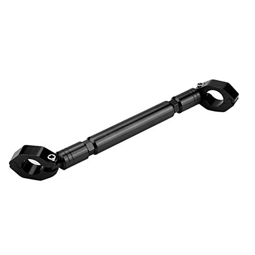 Barra de Equilibrio de la Motocicleta, Barra de Barra Universal de Aleación de Aluminio de 22 mm Barra de Manillar Reforzar la Palanca(Black)