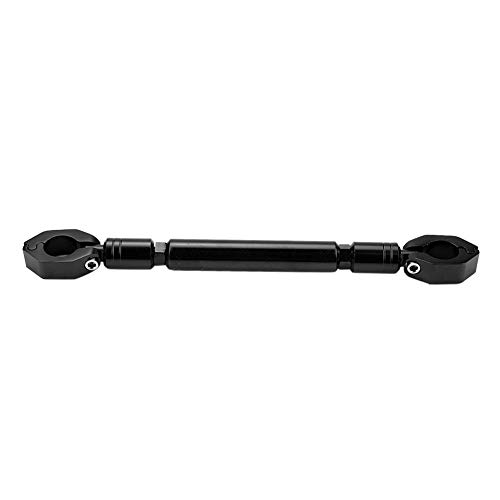 Barra de Equilibrio de la Motocicleta, Barra de Barra Universal de Aleación de Aluminio de 22 mm Barra de Manillar Reforzar la Palanca(Black)