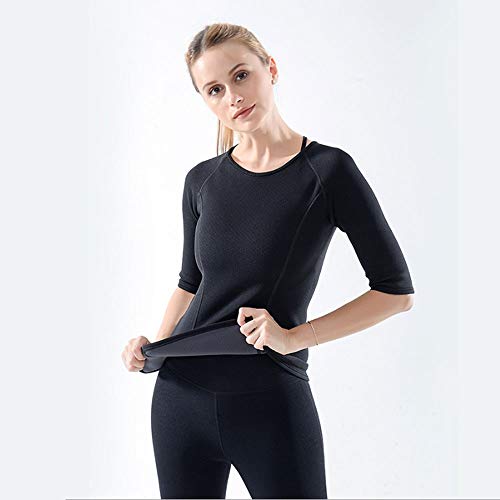 Baycheey Forma de Manga Larga Ropa de la Aptitud Deportes Top Gamma Nuevo Juego de Sudor de SCR de la Mujer era Delgada Novia Regalo Corriente Deportes Fitness Equipment por Noche (tamaño : M)