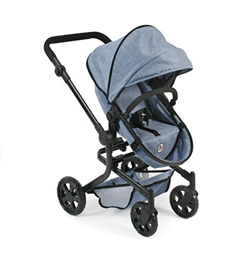 Bayer Chic 2000 595 50 Carrito de muñecas Mika, Jeans Blue