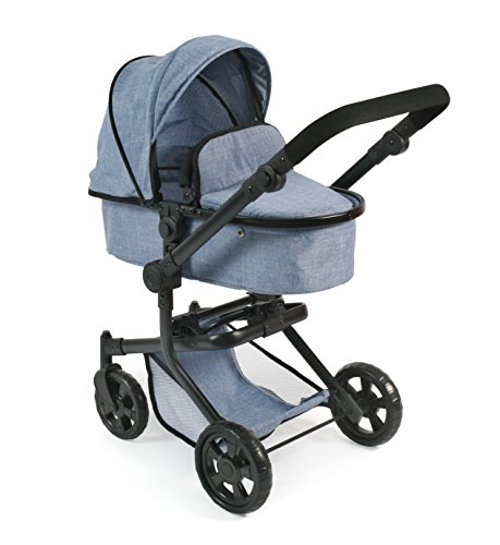 Bayer Chic 2000 595 50 Carrito de muñecas Mika, Jeans Blue