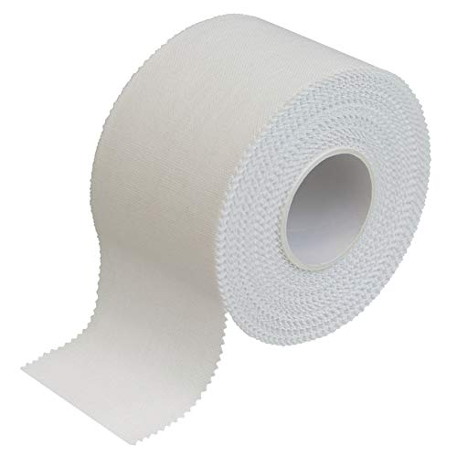 BB Sport Sport Tape 3.8 cm x 10 m Cinta Adhesiva Deportiva Blanco en Diferentes cantidades, Cantidad:6 Rollos