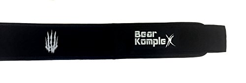 Bear KompleX 4" STRAIGHT Weightlifting belt for Powerlifting, Squats, Weight Training and more. Low profile velcro with super firm back for maximum stability & exceptional comfort. Easily Adjustable