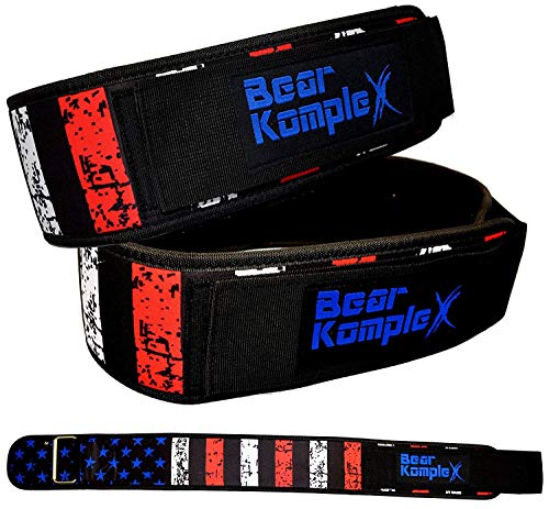 Bear KompleX 4" STRAIGHT Weightlifting belt for Powerlifting, Squats, Weight Training and more. Low profile velcro with super firm back for maximum stability & exceptional comfort. Easily Adjustable