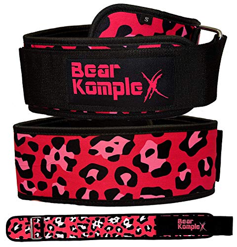 Bear KompleX 4" STRAIGHT Weightlifting belt for Powerlifting, Squats, Weight Training and more. Low profile velcro with super firm back for maximum stability & exceptional comfort. Easily Adjustable