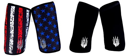 Bear KompleX Elbow Sleeves (Sold AS A Pair of 2) for Weightlifting, Powerlifting, Wrestling, Strongman, Bench Press, Cross Fitness, More. Compression Sleeves Come in 5mm Thickness Elbow BLK XXXXL