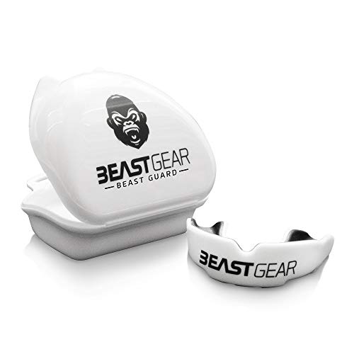 Beast Gear - Protector Bucal Boxeo / Protector de Encía 'Beast Guard' - para boxeo, MMA, rugby, muay thai, hockey, judo, karate, artes marciales y todos los deportes de contacto