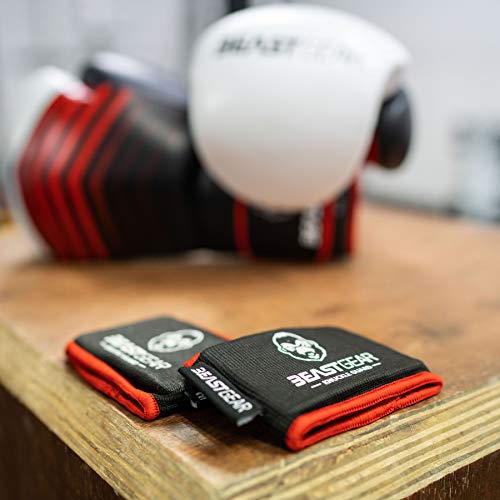 Beast Gear Protector Nudillos Boxeo Avanzados – Cubre Nudillos para Deportes de Combate, MMA, Artes Marciales, Defensa.