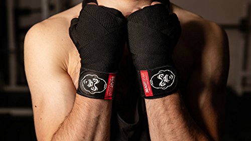 Beast Gear - Vendas Boxeo – Cintas Boxeo Deportes de Combate, MMA, Artes Marciales Muay Thai - Cinta Elástica 4,5 Metros