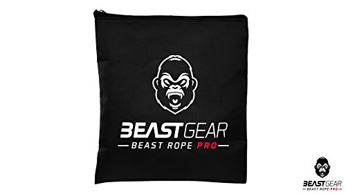 Beast Rope Pro de Beast Gear – Comba para Saltar de Alta Velocidad para Fitness y Acondicionamiento. Para CrossFit, Boxeo, MMA, Saltos Dobles, Ejercicios de Alta Intensidad y a Intervalos