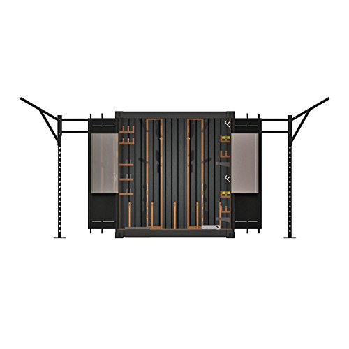 Beaverfit Forward Operating Base Locker 10 Tactical Gym Box - Caja de gimnasio móvil en contenedor deportivo