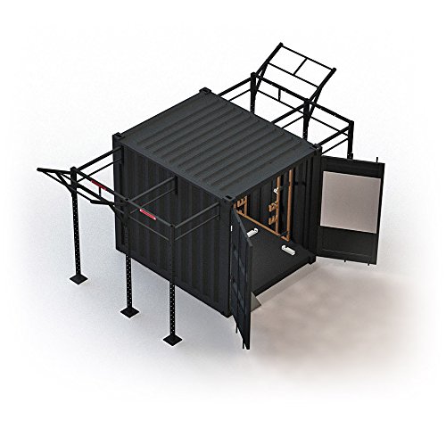 Beaverfit Forward Operating Base Locker 10 Tactical Gym Box - Caja de gimnasio móvil en contenedor deportivo