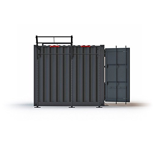 Beaverfit Forward Operating Base Locker 10 Tactical Gym Box - Caja de gimnasio móvil en contenedor deportivo