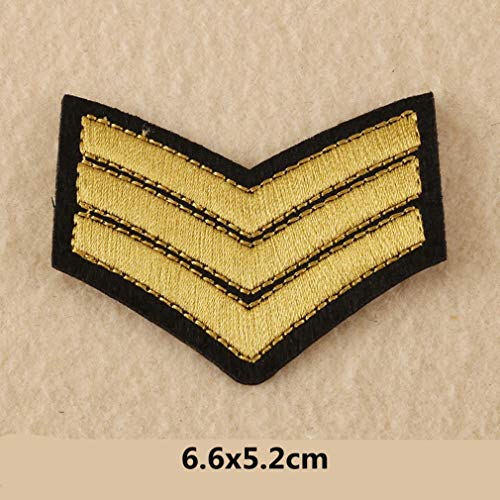 Bella 13pcs Parch Apliques Patches Sticker Parche Termoadhesivo Militar Estilo Insignia Badge Estrella Bandera Nacional Bordado Iron On Patch para Chaqueta Camiseta Ropa