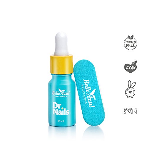 Belle Azul - Dr.Nails - Tratamiento Anti-Hongos para Uñas con Aceite de Argán Orgánico Puro, Rápido y Eficaz, Antibacteriano, Antiséptico y desinfectante, 10ml