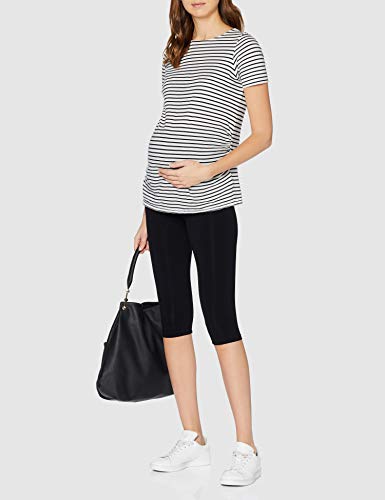 Bellinella BL1005, legging premamá Mujer, Negro (Schwarz), 38 (Talla del fabricante: Medium)