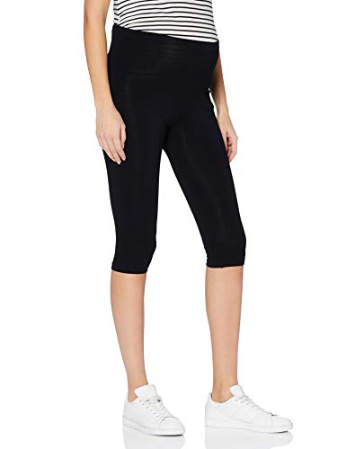 Bellinella BL1005, legging premamá Mujer, Negro (Schwarz), 38 (Talla del fabricante: Medium)