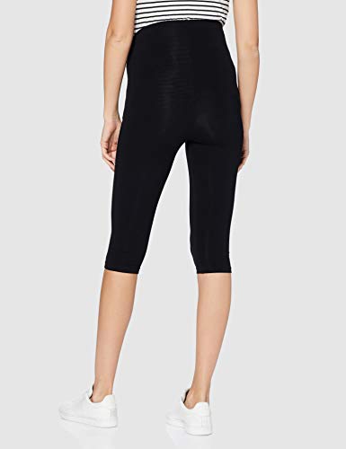 Bellinella BL1005, legging premamá Mujer, Negro (Schwarz), 38 (Talla del fabricante: Medium)