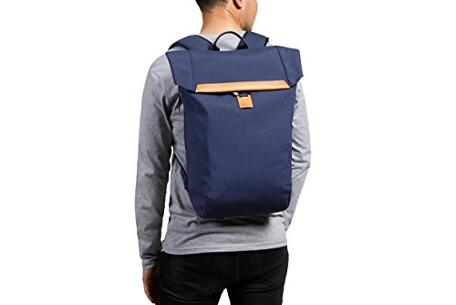 Bellroy Shift Backpack,Mochila de Tejido Resistente al Agua (portátil de 15”, Botella de Agua, Cambio de Ropa, Efectos personales) Ink Blue