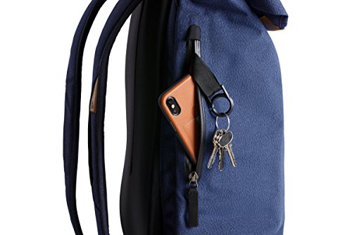 Bellroy Shift Backpack,Mochila de Tejido Resistente al Agua (portátil de 15”, Botella de Agua, Cambio de Ropa, Efectos personales) Ink Blue
