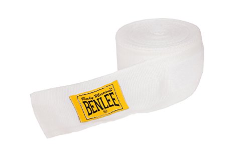 Ben Lee Elastic Vendas de Boxeo, Unisex Adulto, Blanco, Talla única