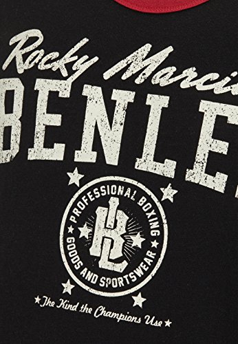 BENLEE Rocky Marciano Men Jersey Singlet Pittsfield Camisa, Hombre, Negro, XL