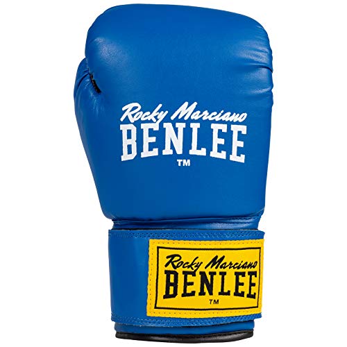 Benlee Rocky Marciano Rodney - Guante de boxeo (PVC), color azul/negro, talla 12