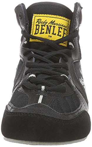 BenLee Rocky Marciano The Rock - Botas de Boxeo para Hombre Negro Negro/Gris Talla:44