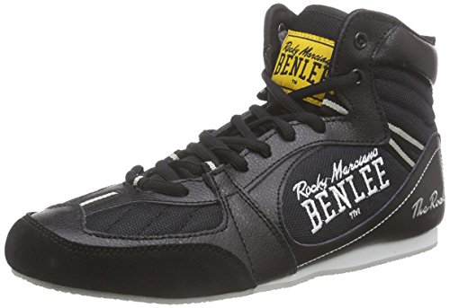 BenLee Rocky Marciano The Rock - Botas de Boxeo para Hombre Negro Negro/Gris Talla:44