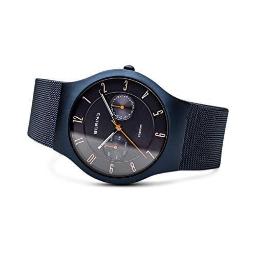 BERING Reloj Analógico para Hombre de Cuarzo con Correa en Acero Inoxidable 11939-393