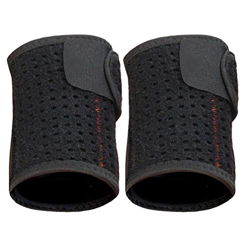 BESPORTBLE 2 Piezas Soporte de Muñeca Deportivo Muñequera Envoltura Compresión Manga Muñeca Pulsera para Tenis Gimnasio Entrenamiento Físico Tendinitis Baloncesto Levantamiento de Pesas